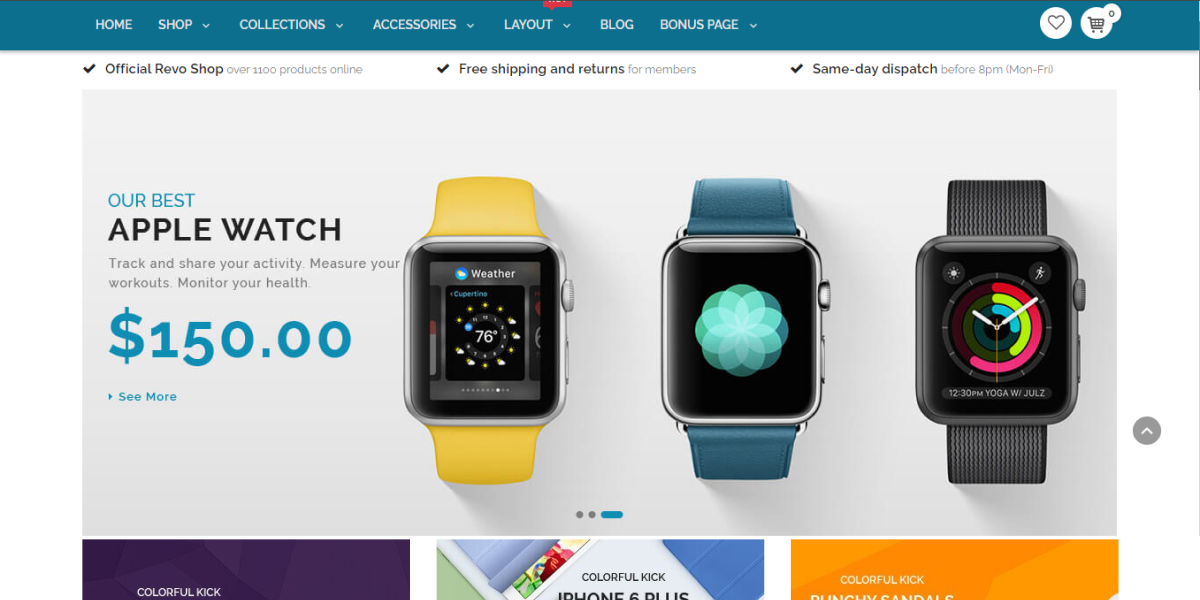 BigCommerce website design showcasing modern layout BigCommerce website design showcasing modern layout